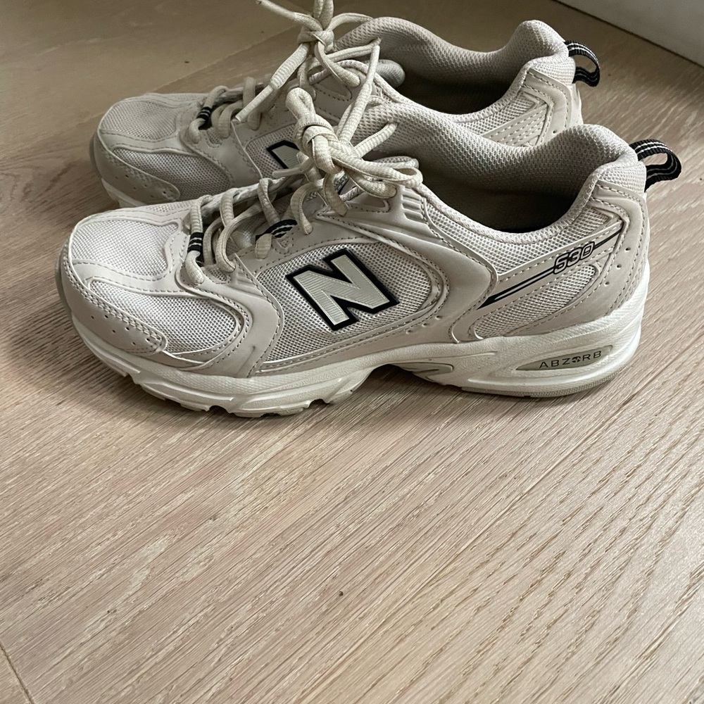 New Balance Kids Sneakers - Beige and Black